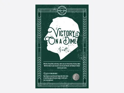 Penny Wars – Dime design flyer