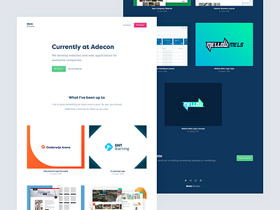 New personal website live! 🎉🎉🎉 clean design dribbble filson pro homepage layout personal portfolio ui ux webdesign website