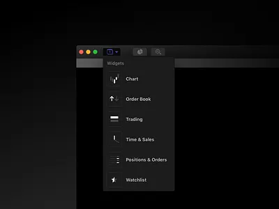 Kattana teaser crypto darkmode darkui kattana terminal trading ui ux widgets
