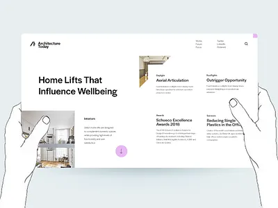 Exercise: Architecture Mag/Blog architecture blog grid ipad magazine posts site tablet web website