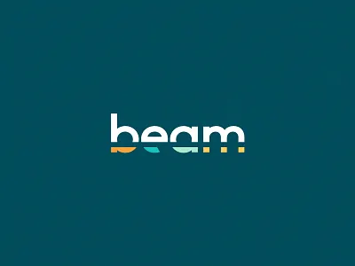 Beam Unused Logo beam branding bright clean colorful identity light logo sun sunlight vibrant wordmark