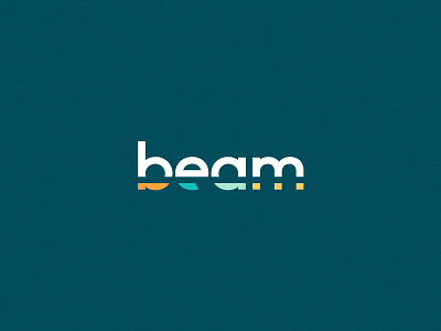 Beam Unused Logo beam branding bright clean colorful identity light logo sun sunlight vibrant wordmark