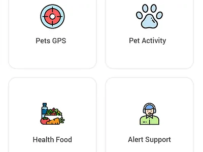 Home Screen- Mobile App Design android home screen iphone material design mobile app ui ux