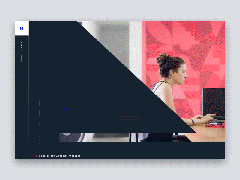 Digital Agency! agency animation digital agency gif header landing page portfolio trendy ui ux web design web ui