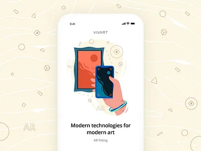Vivart Onboarding vol.2 application ar art augmented reality geex arts illustration vivart