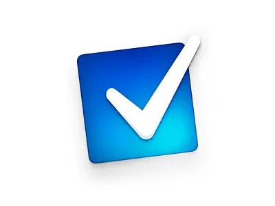 Tick icon blue icon skeu square tick