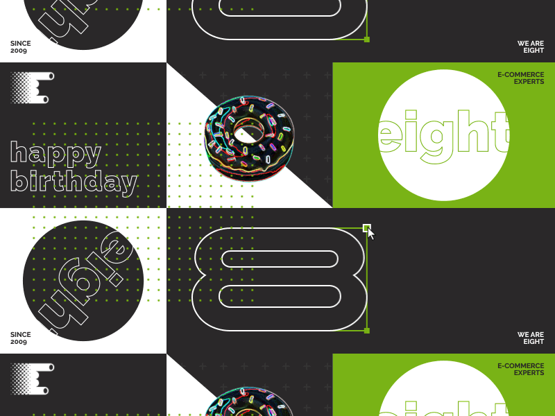 Glitchy Anniversary 2018 anniversary creative glitch swiss