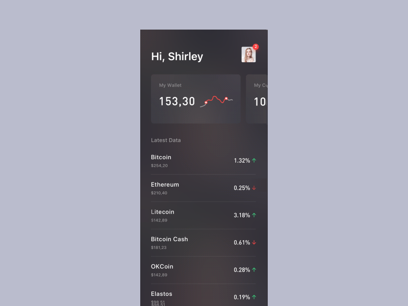 Blockchain App Animation animation app black blockchain coin ios motion transaction ui