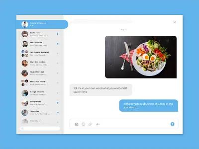 Web Messager dailyui gui messager