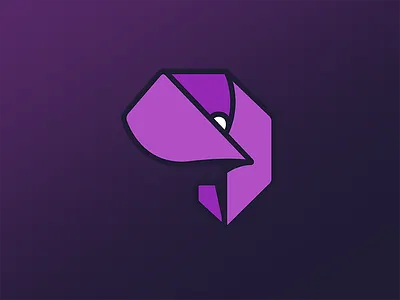 Logo bitcoin brand elephant icon identity logo logomark mark