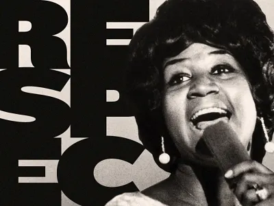Queen of Soul album aretha bold franklin lettering music respect singer