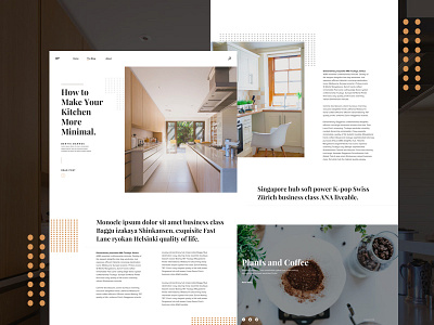 Scanda - Blog Post blog blog design minimal modern scandanavian ui user experience ux web design web development website