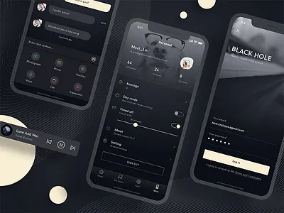 A music app design (below) app，ui design icon