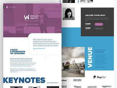 WooConf 2017 art conference creative direction ecommerce website woocommerce wooconf