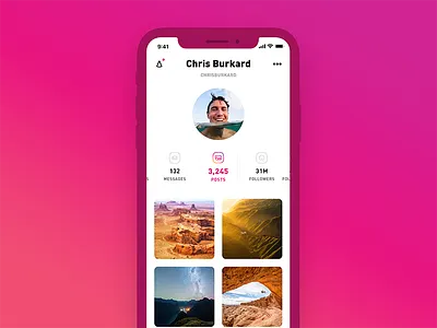 Instagram about me instagram mobile profile
