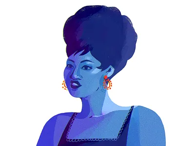 Aretha album aretha character design illustration music soul