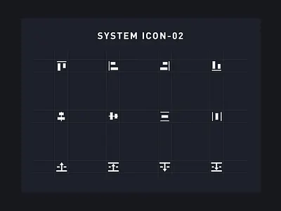 SYSTEM ICON-02 app design icon illustration logo ui ux