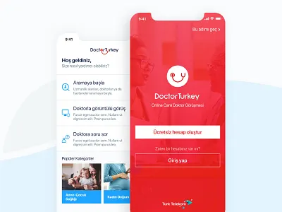 Meet a Doctor Online - DoctorTurkey android app appointment clean consult design ios live meet doctor online doctor user interface
