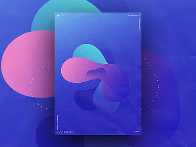 Basic Geometric Shapes & Line Exploration - 25 abstract affinity designer design geometric glow gradient graphics illustration light shape shapes visual