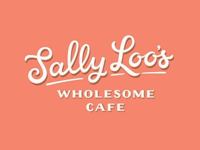 Sally Loo's Logo brand brand identity branding hand lettering lettering logo script type