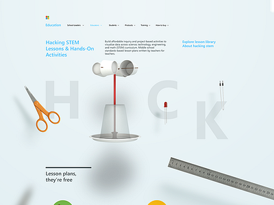 Hacking STEM 3d c4d education fluent