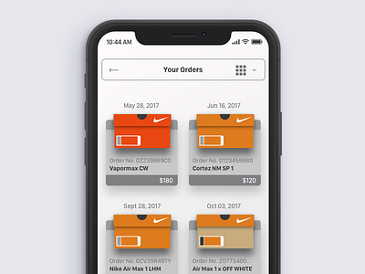 Nike orders grid view ecommerce footwear grid nike nike plus orders sneakers snkrs