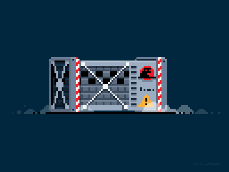 Pixel Cage 8bit animation cage dinosaur game art gif illustration jurassic park pixel art pixel dailies vector yatish asthana