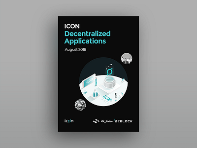 DApp Profile Book blockchain bookdesign crypto editorialdesign icon icx