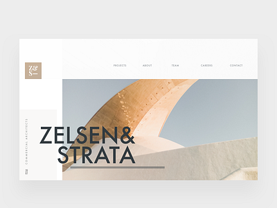 Architecture Firm Homepage Hero architect architecture design editorial exploded grid grid hierarchy layout minimal minimalist portfolio typography visual webdesign white