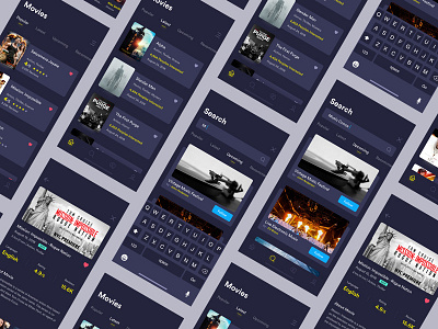Movie App app boking branding design iphonex mobile mobile ui movie ticket trending ui ux