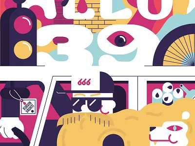 B-day booze label bottle design finland helsinki illustration illustrator label photoshop px8 vector