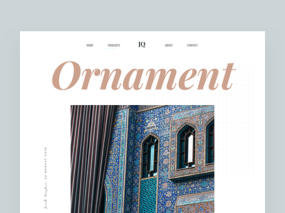 Architecture blog article hero layout architect architecture article clean design editorial grid hierarchy layout light minimal minimalist typography ui visual web design website white