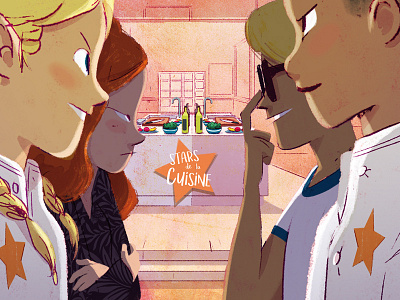 C.H.E.F.S characterdesign cover illustration lights teens