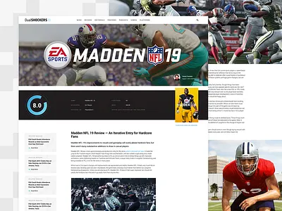 DualShockers: Game Review blog gaming madden ps4 ui ux video game web design website xbox
