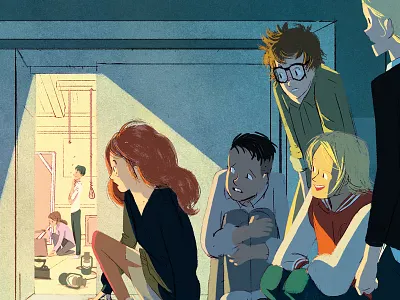 C.H.E.F.S characterdesign illustration light mistery teens