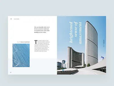 Architecture Blog Article Layout architect architecture article clean design editorial grid hierarchy layout light minimal minimalist tags website typography ui visual web design white