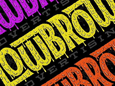 Lowbrow Advertising advertising chantry drippy illustration kozik lettering logo logotype lowbrow typography