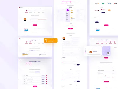 Career EXPO - Wizard Design 🔥🙈🇵🇱 clean design expo flow job ui user ux violet web wizard work