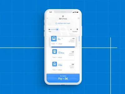 Multi Modal Travel Booking App ui ux