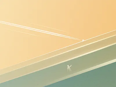 Shower animation branding clean color concept cool design flat geometric gradient illustration light minimal scale shadow simple sketch texture vector