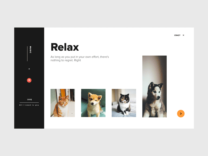 Motion exploration02 #32/100 color concert motion ui ux web