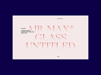 Menu Exploration design folio gif grid hero menu motion portfolio typography ui ux website