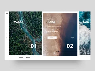 Aerials. concept design ui uiux userinterfase ux web website