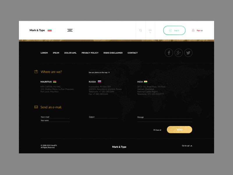 Finance security Software business design finance graphic homepage landing site ui website