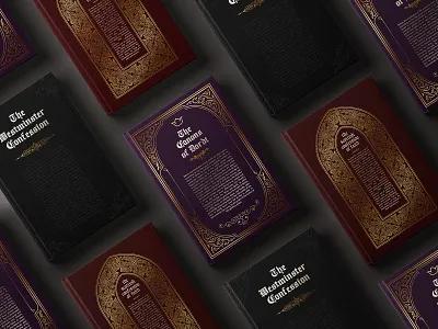 Creeds and Confessions Vol. 1 ancient book calligraphy catechism christ church confession cover creed ministry series theology westminster