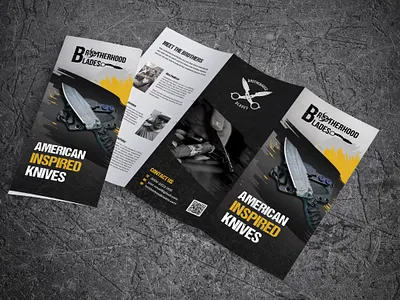 TRI-FOLD BROCHURE bi fold brochure black brochure brochure creative brochure design dark brochure elegant tri fold graphic design marketing brochure modern brochure modern tri fold brochure product brochure professional brochure promotional materials psd brochure tri fold tri fold black tri fold brochure tri fold dark trifold dark theam z fold brochure