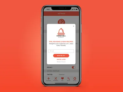 Daily UI 26 app subscribe ui