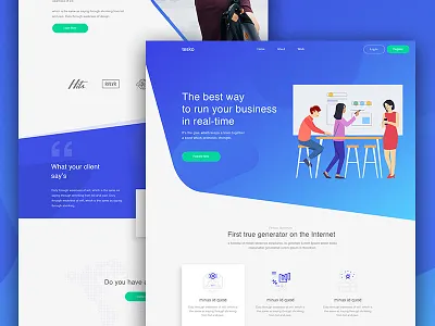 Agency Landing Page agency design landing page ui ux web website