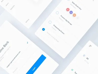 Do it - To Do App app blue clean mobile app task to do list todo app ui ux