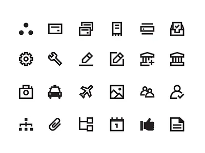 Abacons abacus accounting bank expense reporting finance icons receipts